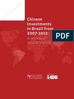 CBBC - Chinese Investments in Brazil From 2007-2012