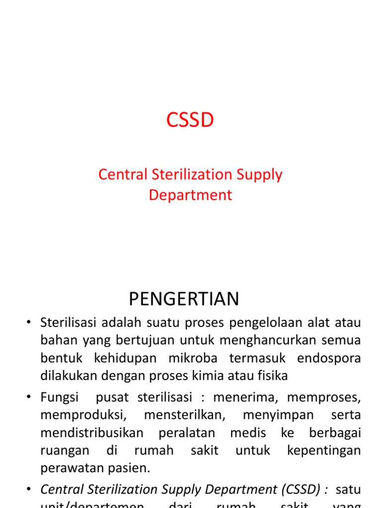 CSSD Rangkuman | PDF