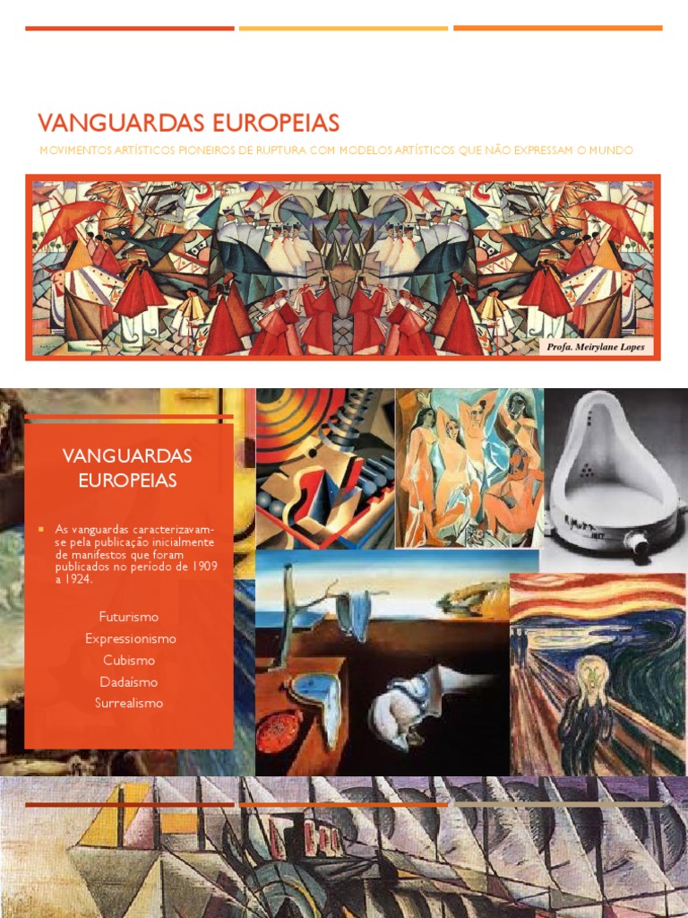 Movimentos das Vanguardas Europeias | PDF | Impressionismo | Expressionismo