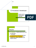 Reações químicas no transporte e interação solo-contaminante