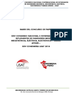 Bases Del Concurso de Papers XXV CONEIMERA USAT