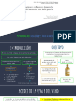 Estudio de Fermentación Alcohólica y Azucares Reductores Del Vino