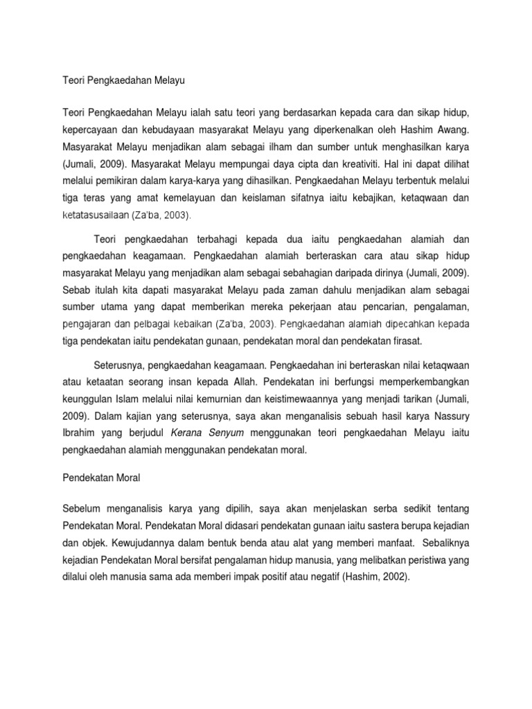 Teori Pengkaedahan Melayu Pdf