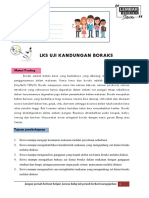 Lks Uji Kandungan Boraks: Materi Penting