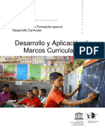 Desarrollo y Aplicación de Marcos Curriculares