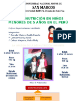 La desnutrición infantil en el Perú y estrategias para su reducción