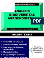 Analisis Biodiversitas Agroekosistem