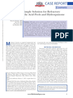 A Deceptively Simple Solution for Refractory case report