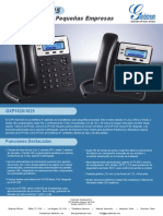 Gxp1620 1625 Datasheet Spanish 650