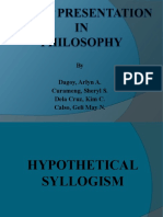 hypothetical syllogism