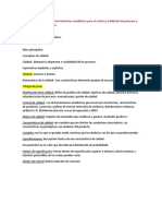 Programa de Formación en Herramientas Estadísticas para El Control y Validación de Procesos y Especificación de Productos