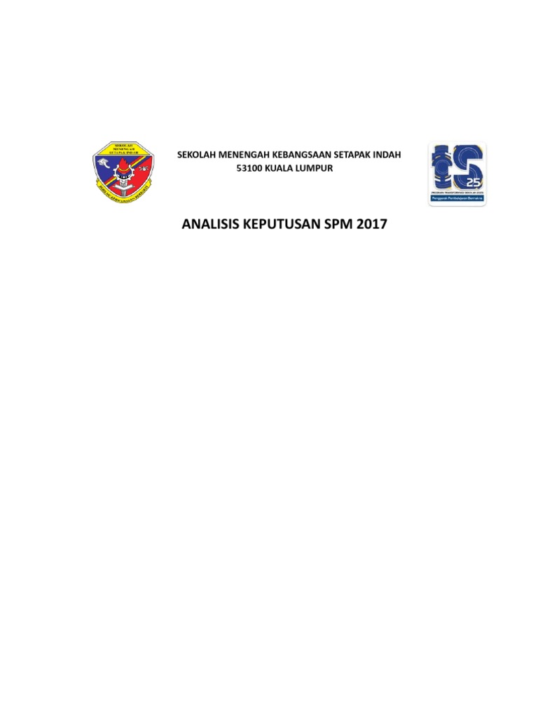 Analisis SPM Keseluruhan 2017 | PDF