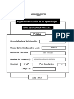 Registro Oficial Primaria