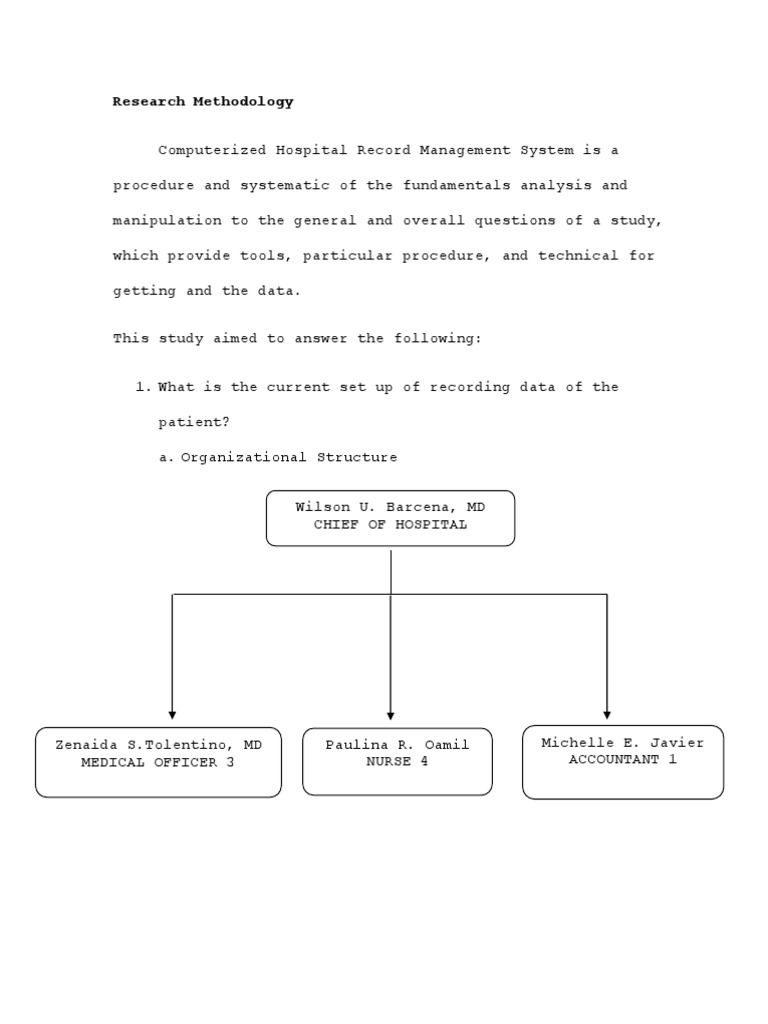 HRM Methodology | PDF | Patient | Hospital