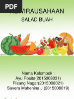 Proposal Usaha Salad Buah Lengkap Lakaran