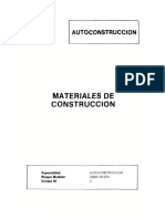 Autoconstruccion Materiales de Construccion PDF