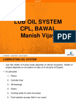 Lub Oil System CPL, Bawal Manish Vijay
