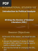 Download Lecture No 5 - Writing the RRL by geronsky06 SN37607109 doc pdf