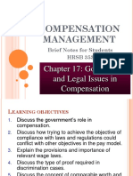 Chapter 17 - Government and Legal Issues in Compensation