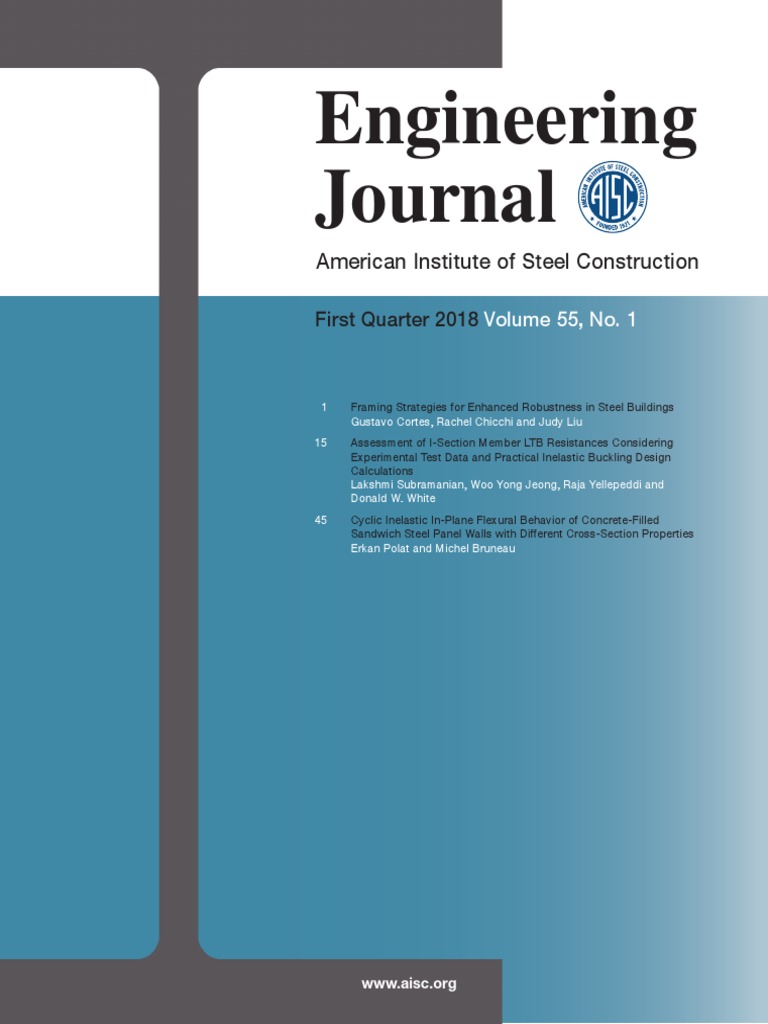 AISC Engineering Journal 2018 First Quarter Vol 55-1 | PDF | Beam ...