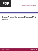 Raven's Standard Progressive Matrices (SPM) : June, 2012