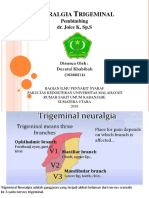 Euralgia Rigeminal: Pembimbing Dr. Joice K, SP.S