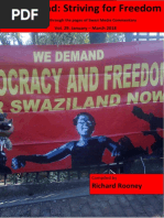 Swaziland Striving For Freedom Vol 29 January To March 2018