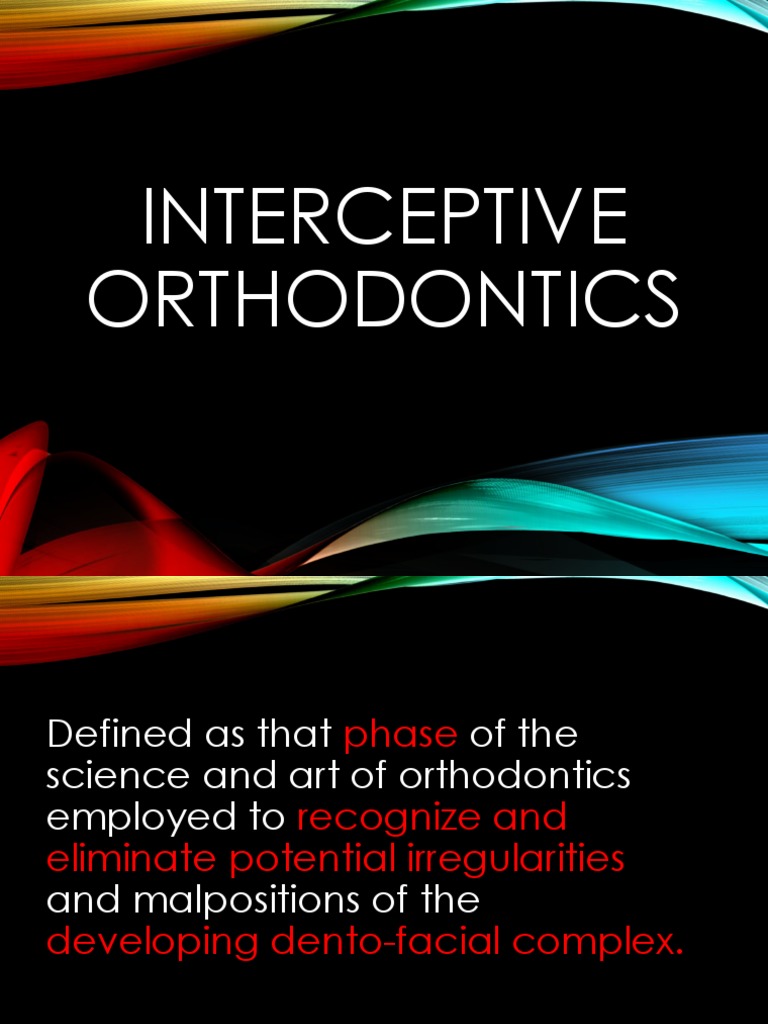 Interceptive Orthodontics | PDF | Facial Features | Tooth