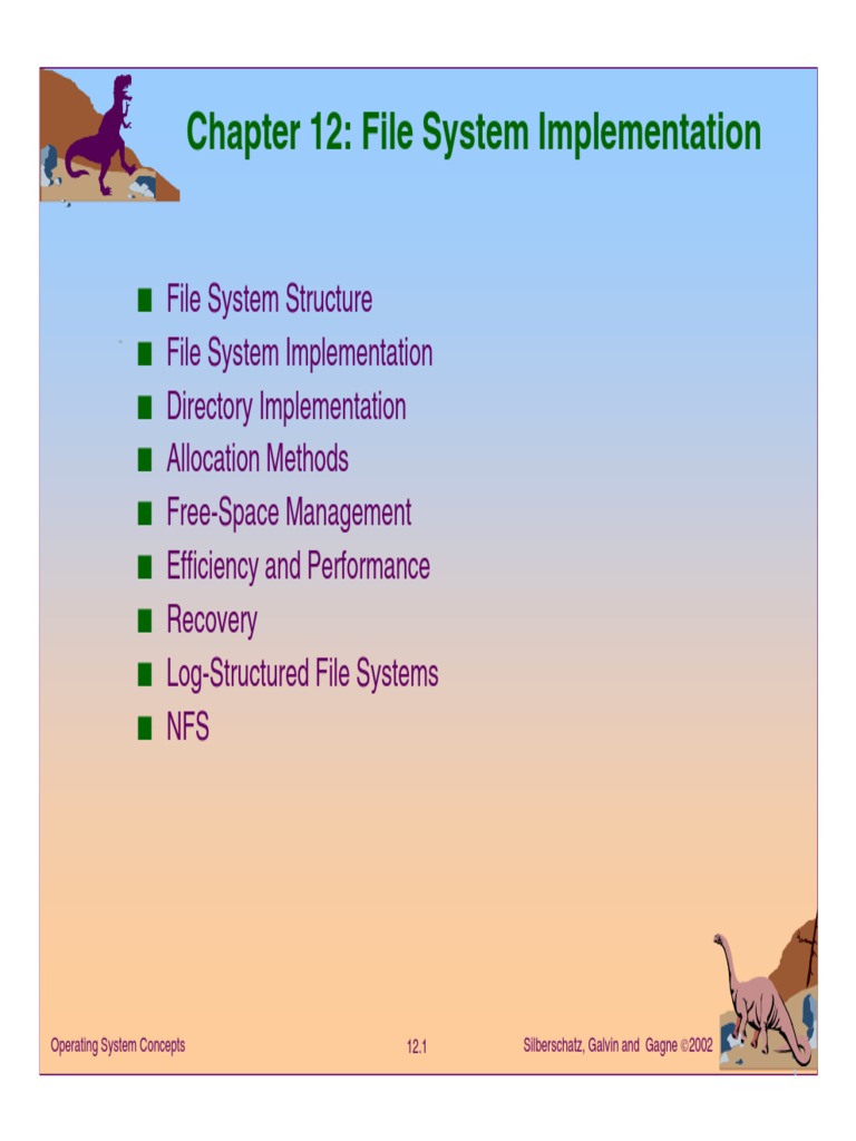 File System Implementation Concepts | PDF | File System | Cache (Computing)