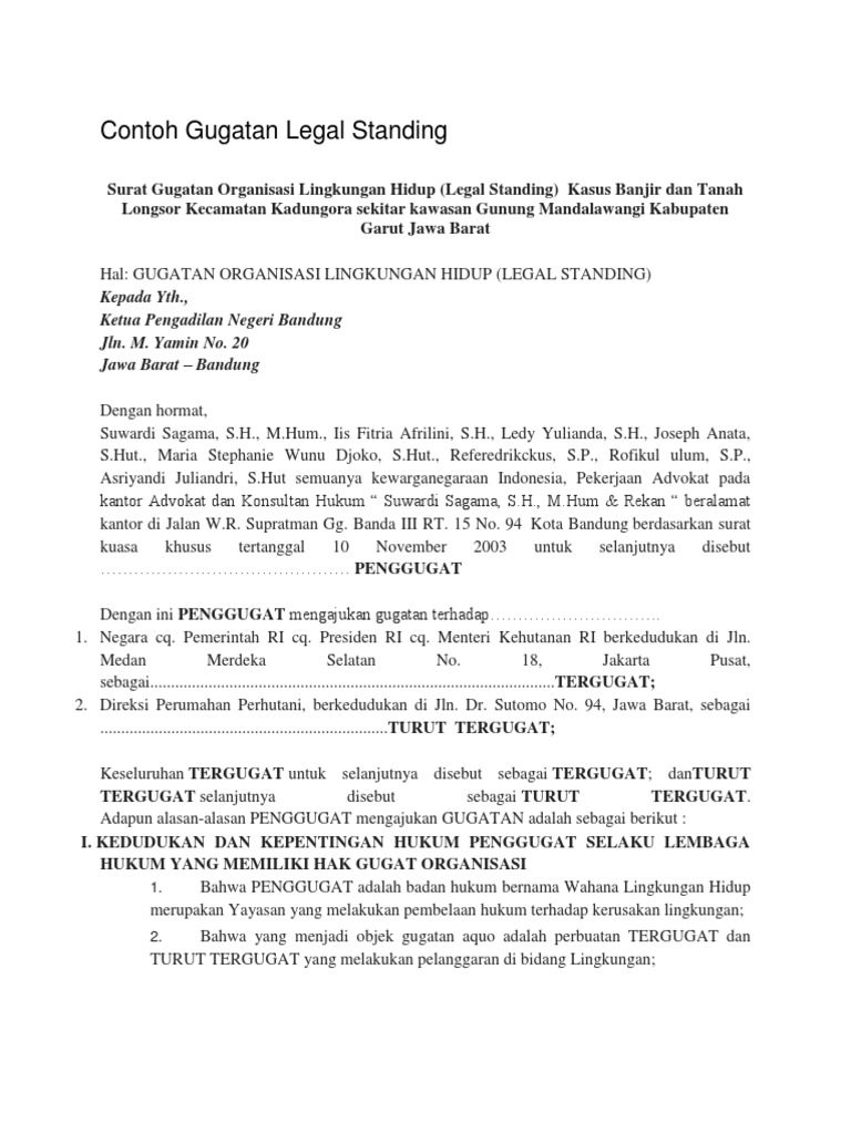 Apa Itu Legal Standing? Penjelasan Lengkap