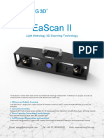 Eascan Ii: Light Metrology 3D Scanning Technology