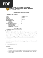 Matematicasiv Silabo