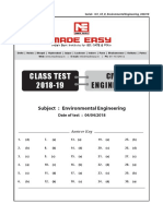 Class Test 2018-19: Civil Engineering