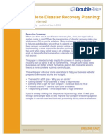 Disaster Recovery Planning Whitepaper