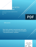 Tugas Basis Data Nota Pembayaran