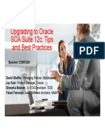 Upgrading To Oracle SOA Suite 12c: Tips and Best Practices: Session: CON7349