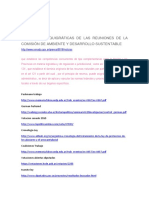 Versiones Taquigráficas de Las Reuniones de La Comisión de Ambiente y Desarrollo Sustentable