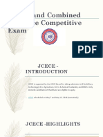JCECE-Jharkhand Combined Entrance Competitive Exam