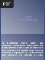 Conhecimento (Aula 1)