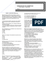 Genética: exercícios sobre herança de caracteres