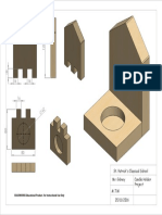 candle holder working drawing pdf