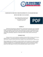 Coefficient of Friction - The Development of A Standard Portable Device For The US Naval Fleet