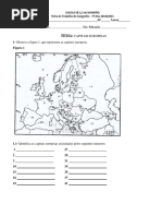 Ficha de Trabalho Nº 10 (Capitais Europeias)