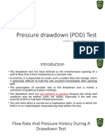 Pressure Drawdown (PDD) Test: Lecture 3a - Fiki Hidayat, M.Eng