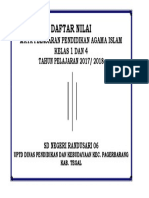 Cover Daftar Nilai