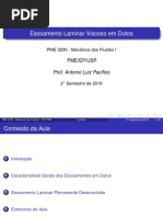 Escoamento Laminar Viscoso Em Dutos