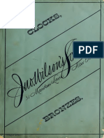 Catalog of Clocks and Bronzes J Wilson's Son 106p 1882