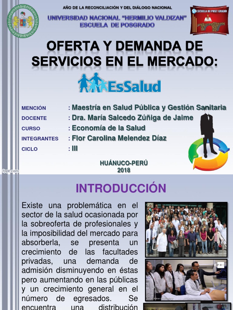 Demanda y Oferta en Servicios de Salud | PDF | Oferta (economía) | Precios