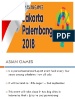 Asian Games Will Feature 40 Sports