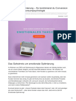 Upliftr - de - Emotionale Optimierung - So Kombinierst Du Conversion-Optimierung & Konsumpsychologie
